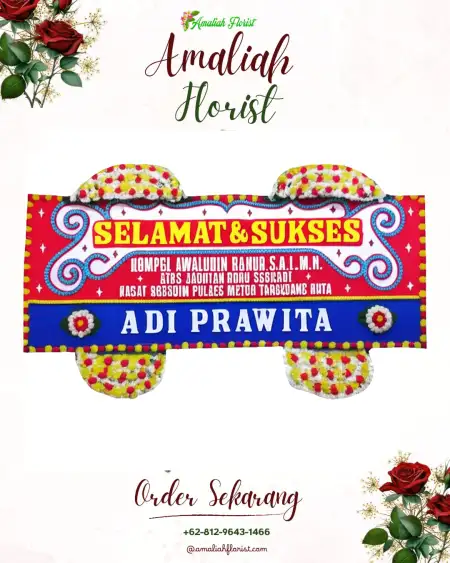 Papan Bunga Ucapan Selamat Ballroom Wedding Jakarta Pusat